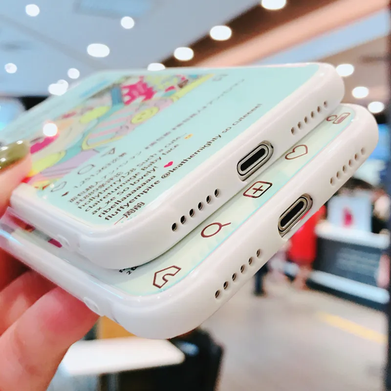 ТПУ Край + закаленное Стекло задняя крышка чехол для телефона Iphone X 6 S 7 8 Plus Чехлы