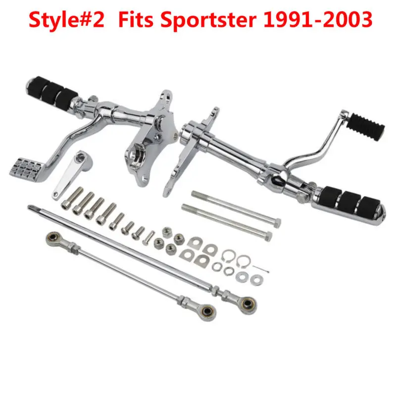 Колышки для передней тяги мотоцикла Harley Sportster XL 883 1200 91 03 04 13 14 20|Подставки под ноги|