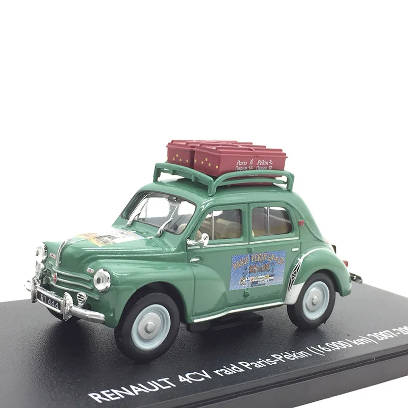 1:43 сплав 4CV рейд Париж Pekin 16,000 км 2007-2008 литая под давлением Модель игрушечных автомобилей Ограниченная серия металлическая Коллекция игрушек автомобиль