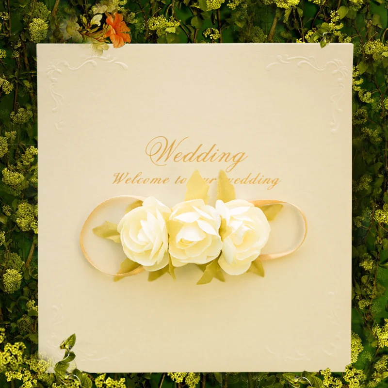 Wedding Invitation Vintage Wedding Bridal Shower Gift Greeting Card Party Supplies Decoration Wedding Supplies