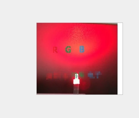 Сквозное отверстие рассеянная башня плоская верхняя 2 мм RGB светодиодные диодные