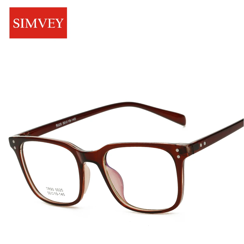 Simvey ретро большие квадратные оправы для очков женские и мужские модные очки Nerd