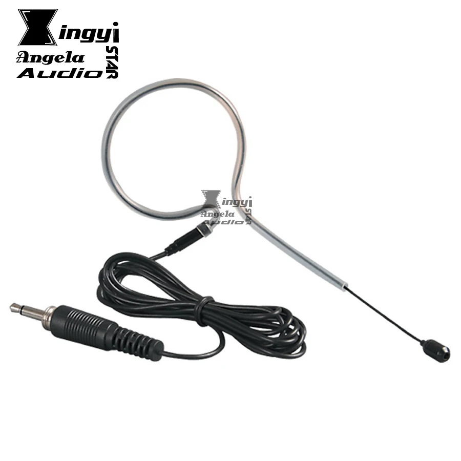 Микрофон для гарнитуры с одним ушным крючком конденсаторный микрофон винтовой