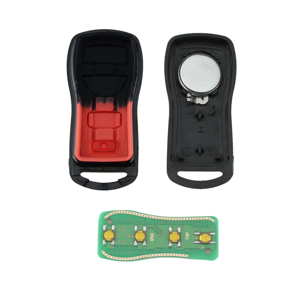 QWMEND 4BT 315 МГц дистанционный брелок DIY для Nissan Armada Frontier Murano Pathfinder Quest Titan Xterra 2002 2007