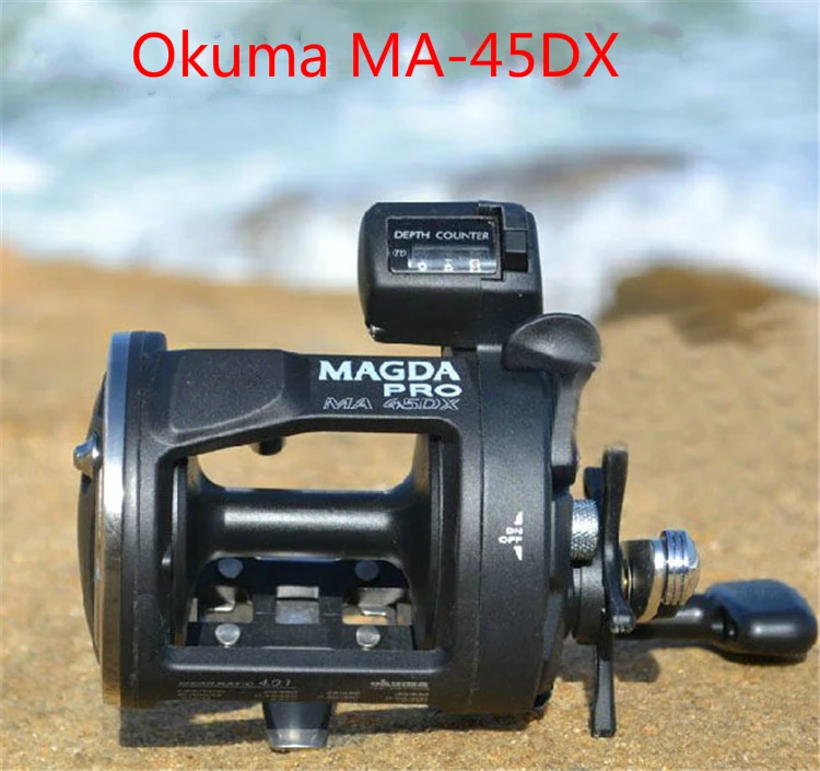 Катушка рыболовная Okuma Magda бобина для заброса приманки подвижного барабана