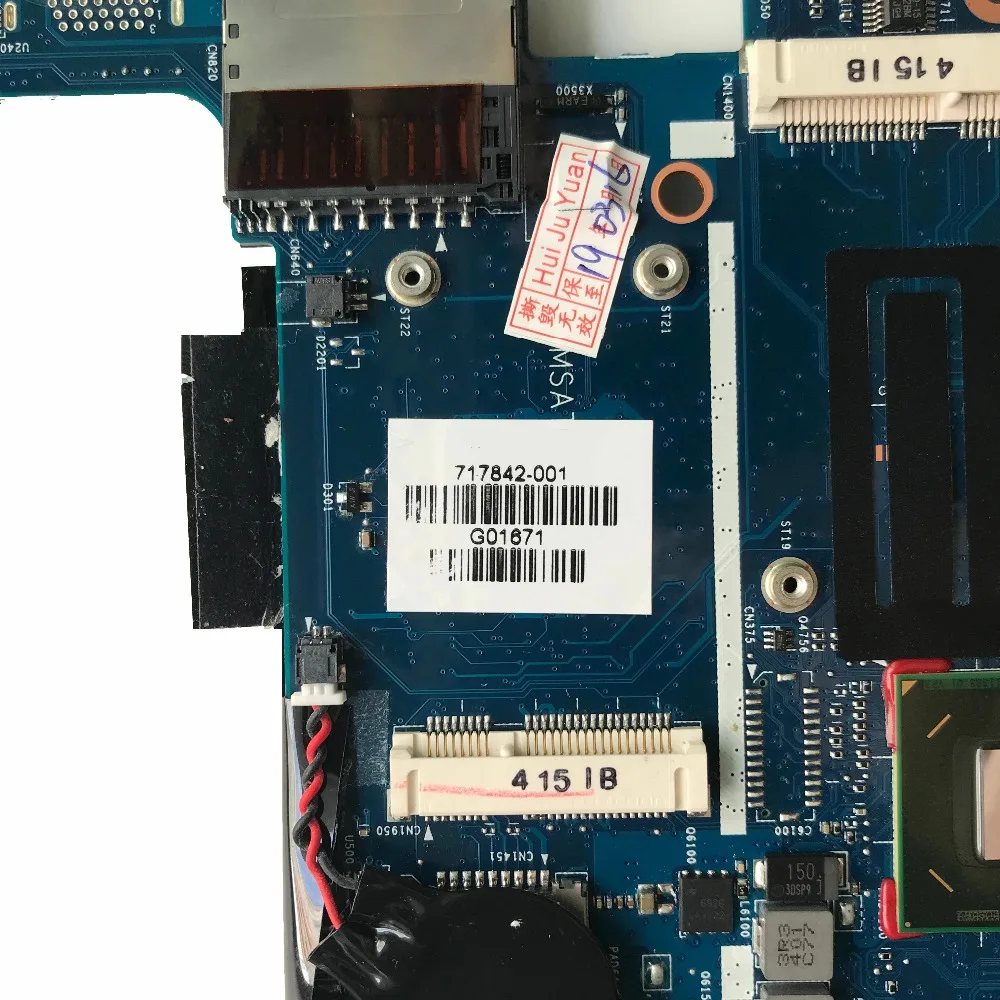 SZWXZY для HP EliteBook 9470M материнская плата ноутбука 717842 001 501 с I5 3337U 3317U DDR3 6050A2514101 100%