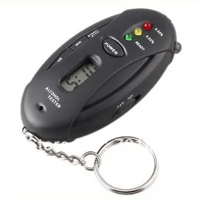 Бесплатная доставка! Алкотестер с часами и таймером фонариком 3 светодиодных