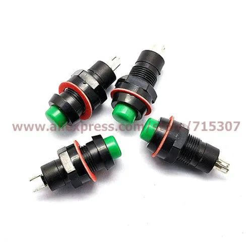 Нажимные переключатели PHISCALE 30 шт. цвет зеленый без блокировки монтажное