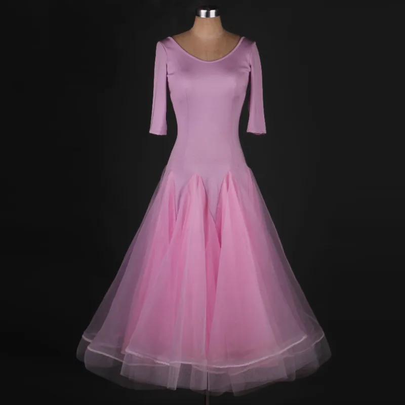 Платье для бальных танцев с рукавом до локтя одежда латинских сальса Румба Самба