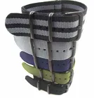 Черная Пряжка, 10 шт.лот, высококачественный нейлоновый ремешок для часов 22 мм, ремешки НАТО, водонепроницаемый ремешок для часов, 5 видов цветов