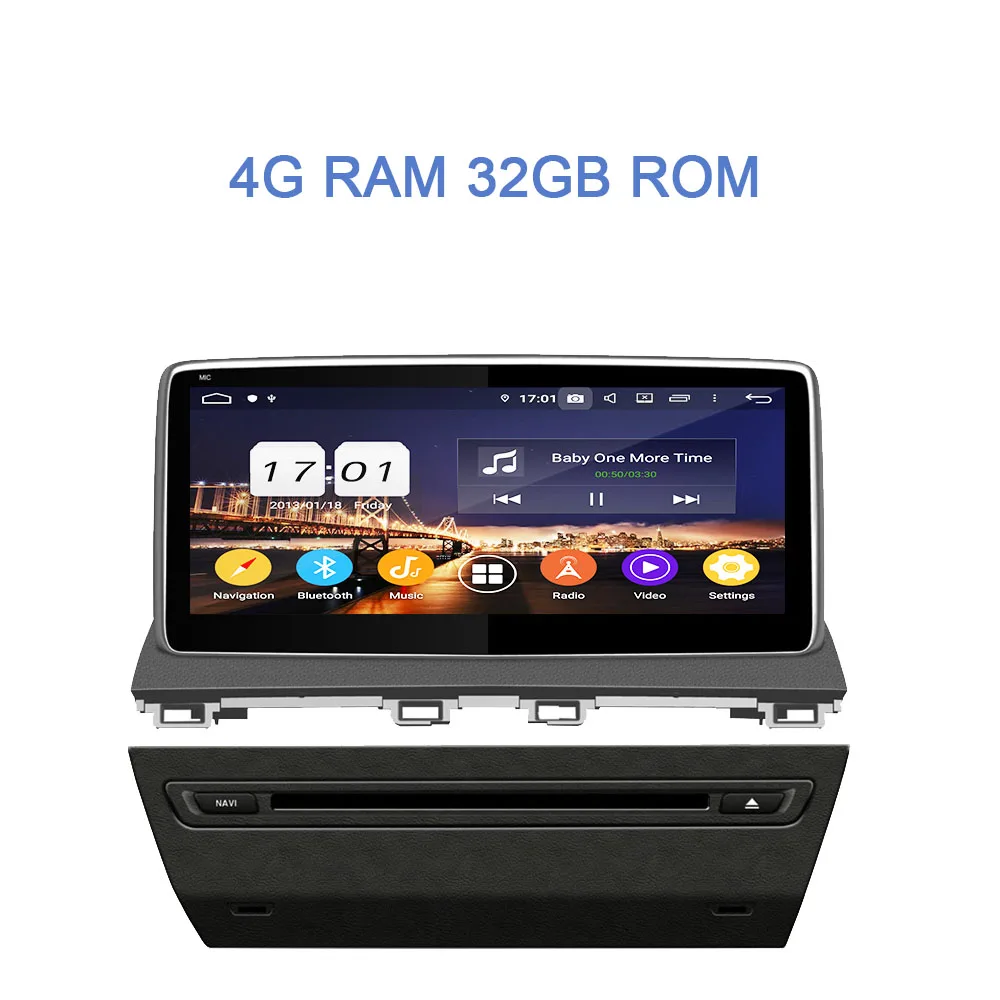 4G RAM 32G ROM 10,2" DSP 1 Din Android 9,0 8 Core 4 Гб+ 64 ГБ Автомобильный dvd-плеер gps карта RDS автомобильное радио Wi-Fi 4G Bluetooth 4,2 для MAZDA 3 2013 - Цвет: 4G RAM 32G ROM