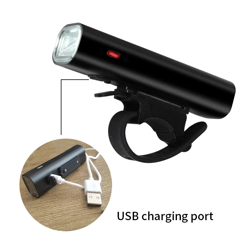 Велосипедный светодиодный фонарь велосипедный алюминиевый передний USB