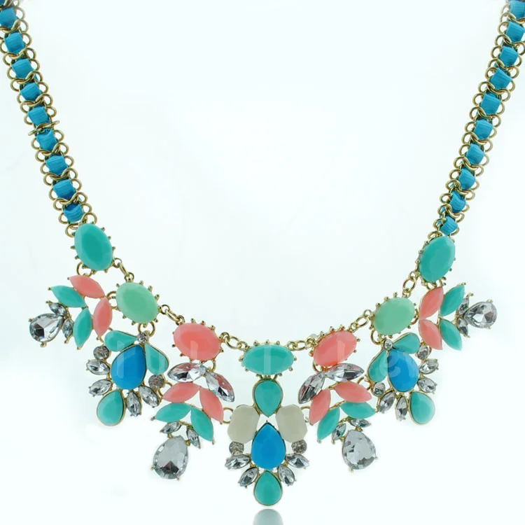 2015 новинка лето ювелирные изделия Chocker макси Colar цветок себе ожерелье воротник