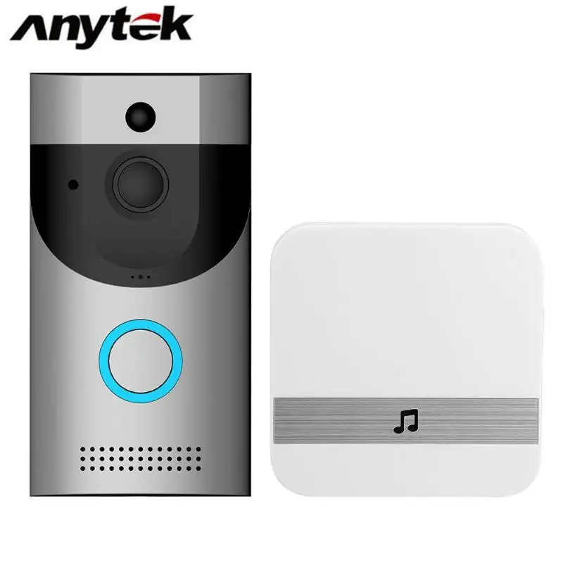 Anytek B30 беспроводной WiFi домофон видео дверной звонок+ B10 дверной звонок приемник набор дверных аппаратных дверной Звонок