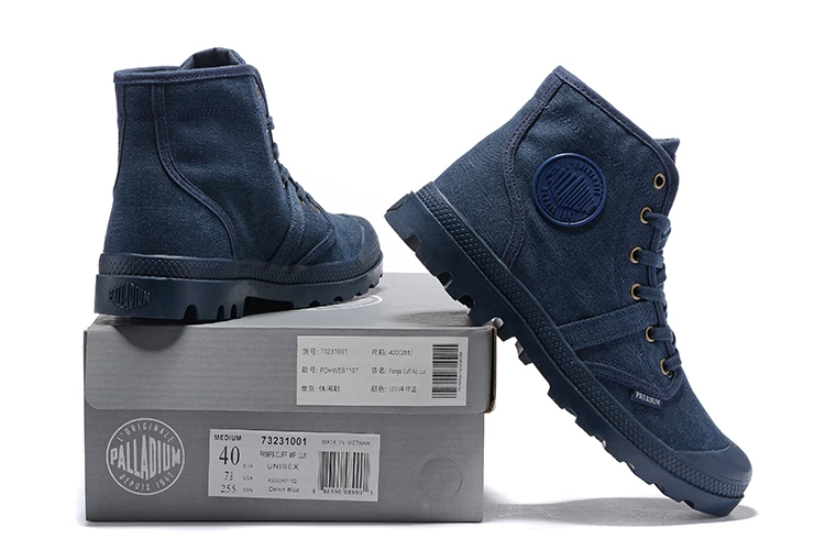 PALLADIUM Pampa Hi/52352 синие кроссовки в ковбойском стиле удобные высококачественные
