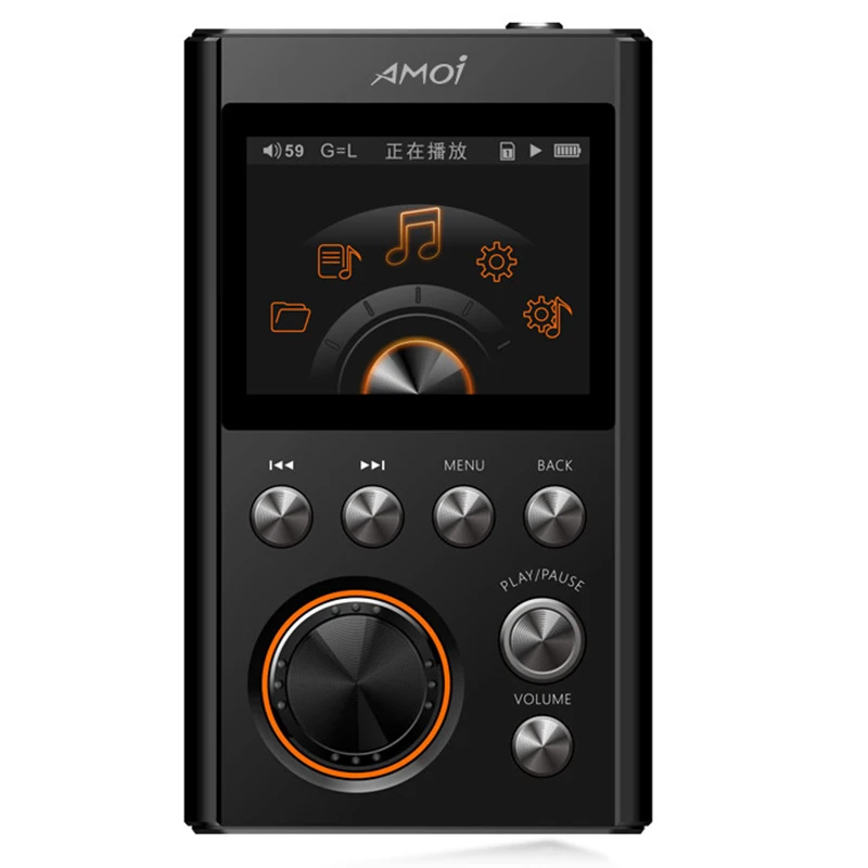AMOI X10 MP3-плеер обновленная версия HIFI без потерь DSD музыкальный плеер MP3 спортивный
