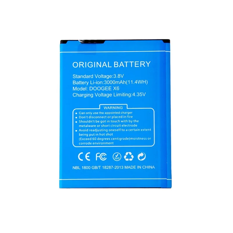 

Аккумулятор Для DOOGEE X6 3000mAh аккумуляторная батарея AKKU Для DOOGEE X6 Pro