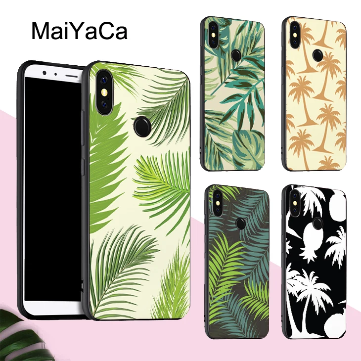 Чехол MaiYaCa PALMS для POCO X3 F2 Pro Red mi Note 8 8T 7 9 9S 9A 9C Mi 10 Lite A3 | Мобильные телефоны и
