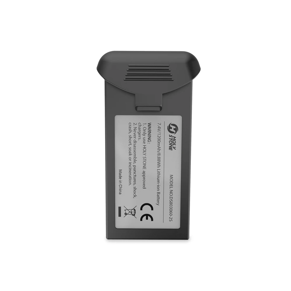 1 Battery Holy Stone HS120D модульные батареи для дрона зарядное устройство 7,4 в разъем 1200 мАч Lipo зарядное устройство s комплекты для Дронов - Цвет: 1 Battery