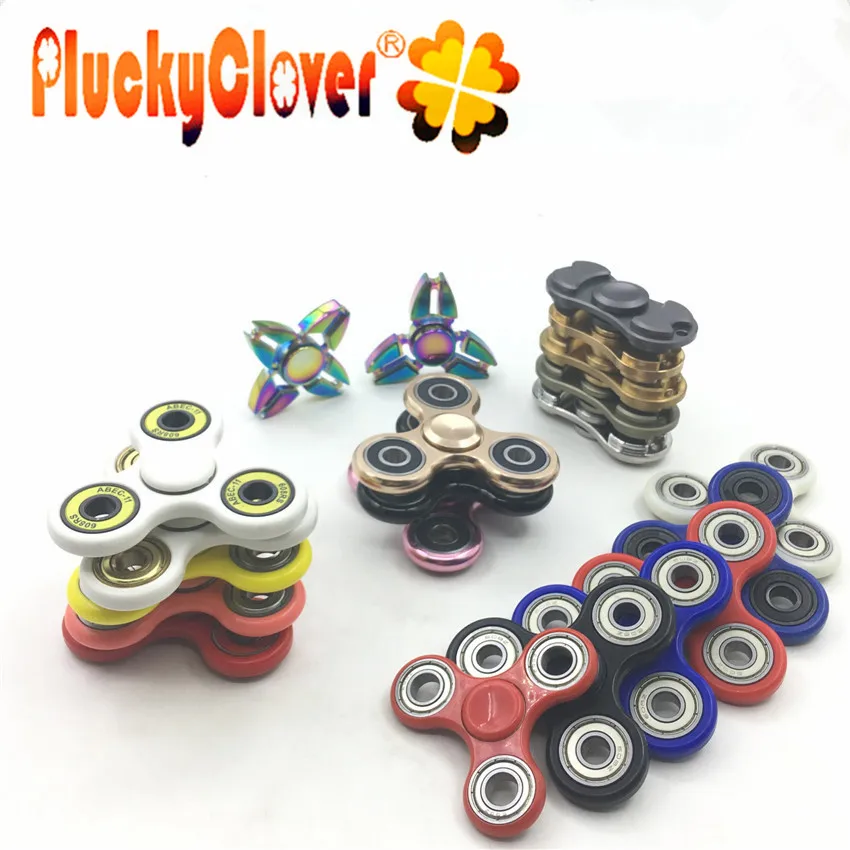 1 шт. детский подарок EDC Tri Spinner игрушки фиджет ручной Спиннер металл Пальчиковый
