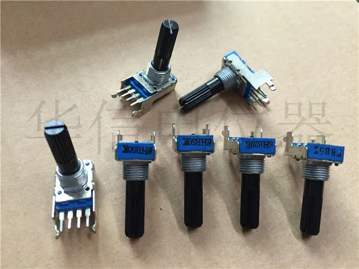 Оригинальный новый 100% 142 тип горизонтальный одинарный потенциометр B5K B20K B50K ручка