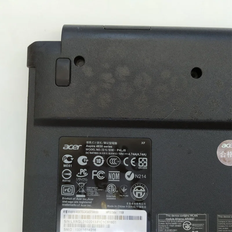 90% ноутбук нижняя базовая крышка D для acer 4830 4830T 4830TG