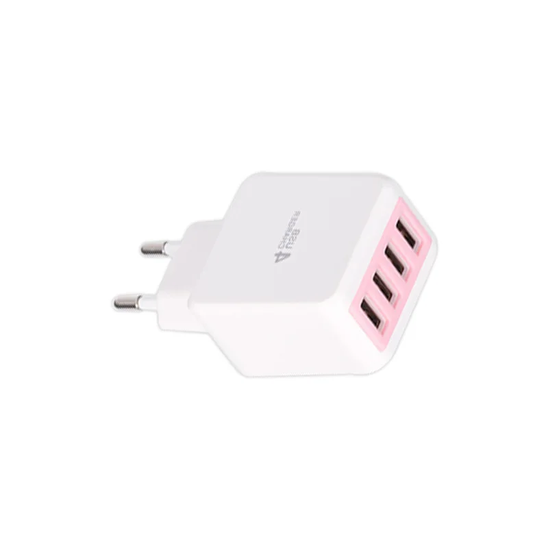 Мульти-порт 4USB для путешествий походная Зарядка телефона 4.1A Быстрая зарядка