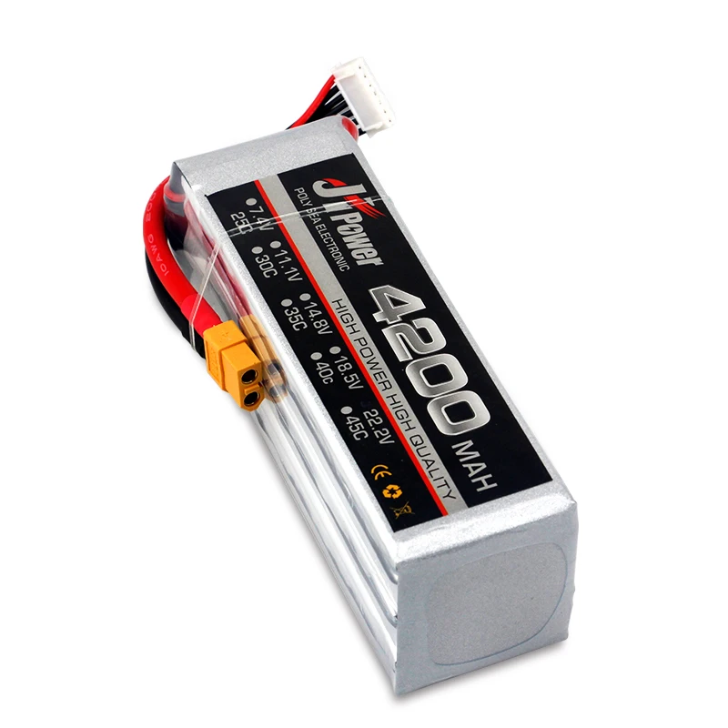 6 S 22 2 V RC LiPo батарея 3500 мАч 4200 5200 6000 мА/ч 25C 35C для Дрон Квадрокоптер вертолет