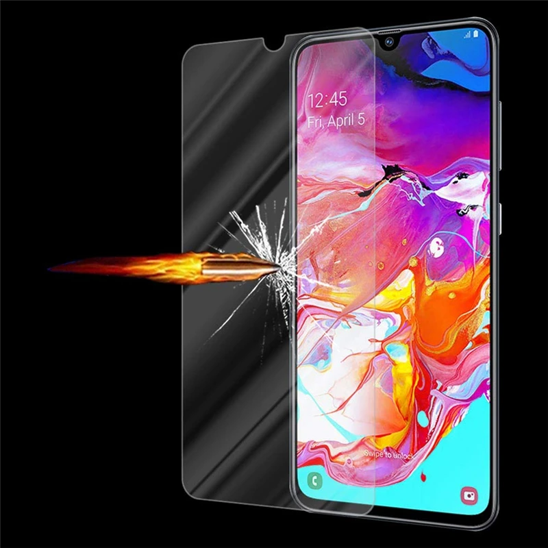 Закаленное стекло с полным покрытием для Samsung Galaxy A70 A705 A705F Защитная пленка экрана
