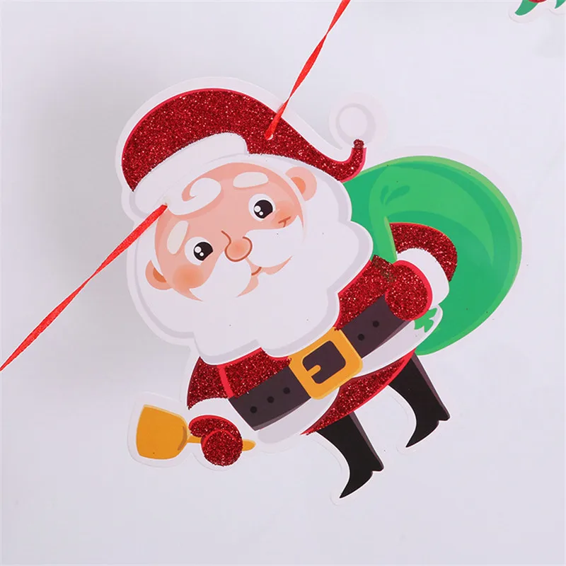 Баннер с рождественским флагом Санта-Клауса 1 шт. украшение для новогодвечерние