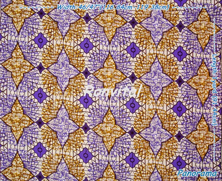 Guaranteed quality! African batik cotton fabric print wholesale Free shipping 6yards/lot Item no.Y164 | Дом и сад