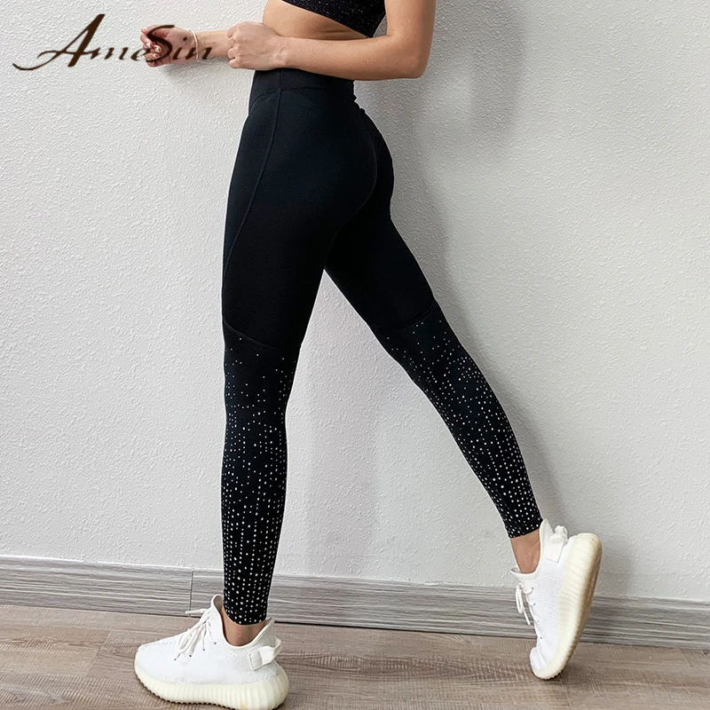 AmeSin Printed Yoga Pants Women Push Up Professional Running Fitness Gym Sport Leggings Tight Trouser Pencil Leggins YLF019 | Спорт и
