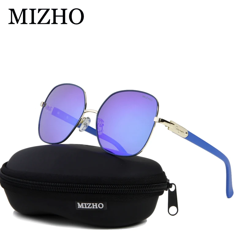 MIZHO 2021 Брендовые очки из меди и металла квадратные поляризованные солнцезащитные