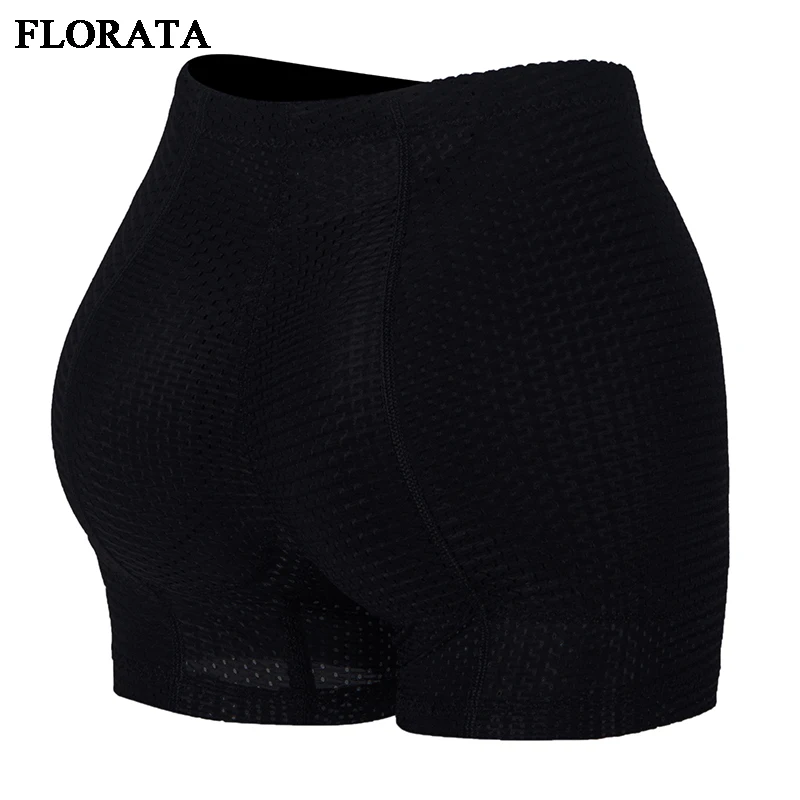 FLORATA Shaper Нижняя Трусики для женщин Для женщин опустели дышащий Нижнее Бельё для девочек Хип Enhancer затыльником бедра Брюки для девочек краткое Трусики для женщин Enhancer