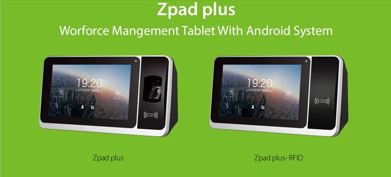 Zpad plus zkteco сканер отпечатков пальцев посещаемость времени wifi bluetooth функция записи