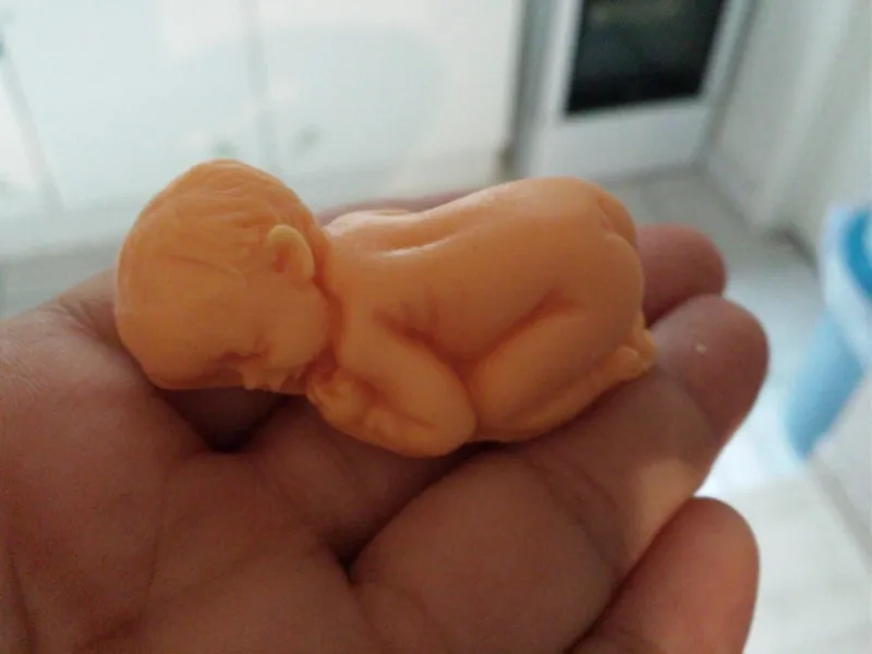 3D Cute Baby Silicone Mold Confectionery Tools Lace Mold Fondant Cake Decorating Tools for Pastry Baking
