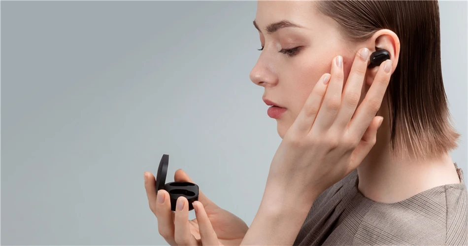 Xiaomi AirDots Basic In Ear Bluetooth 5,0 наушники с зарядным устройством беспроводные бас стерео наушники с микрофоном Handsfree наушники ухо бутоны