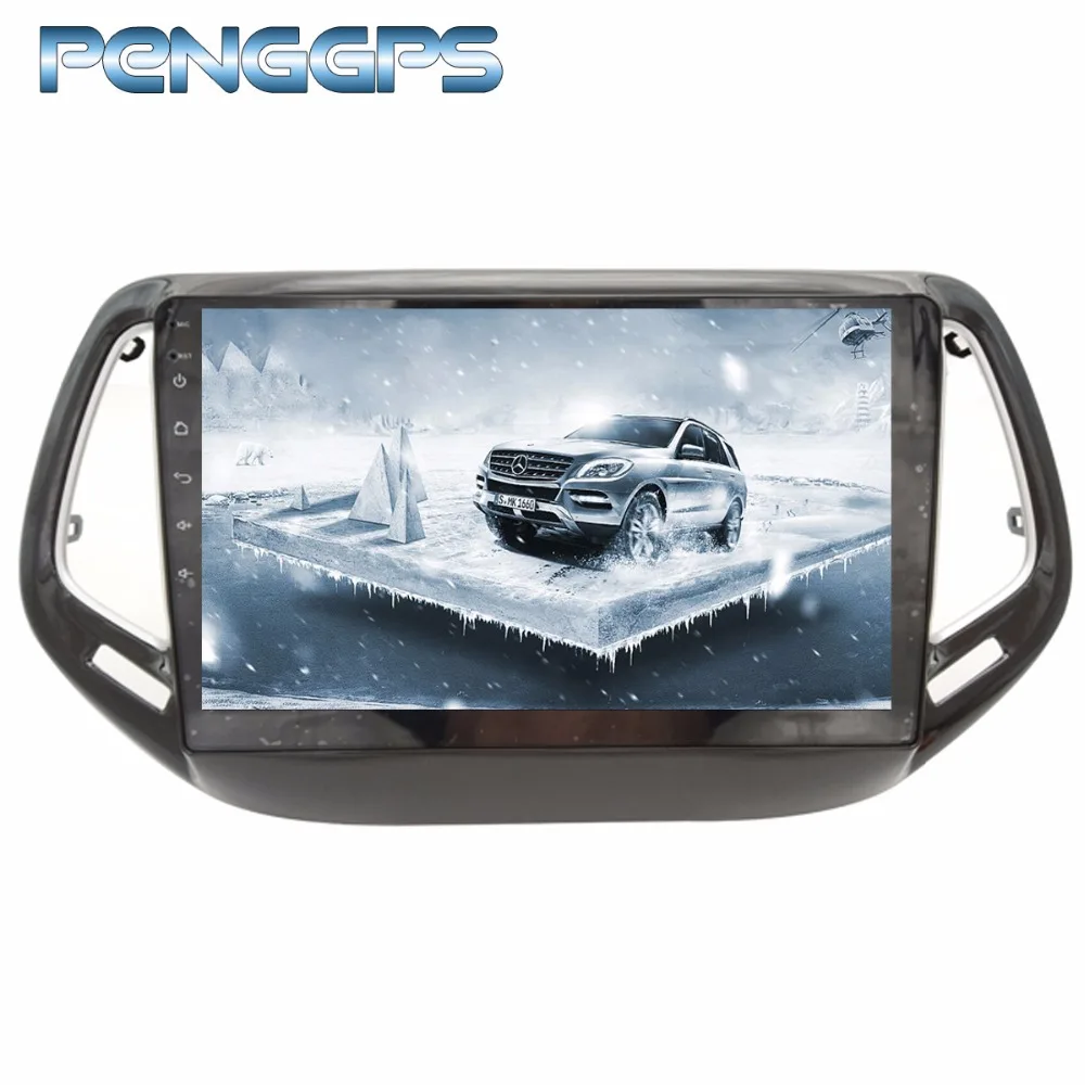 Android 6 0 Системы радио 10 2 дюймов HD Экран автомобиля gps навигация dvd плеер для JEEP Compass