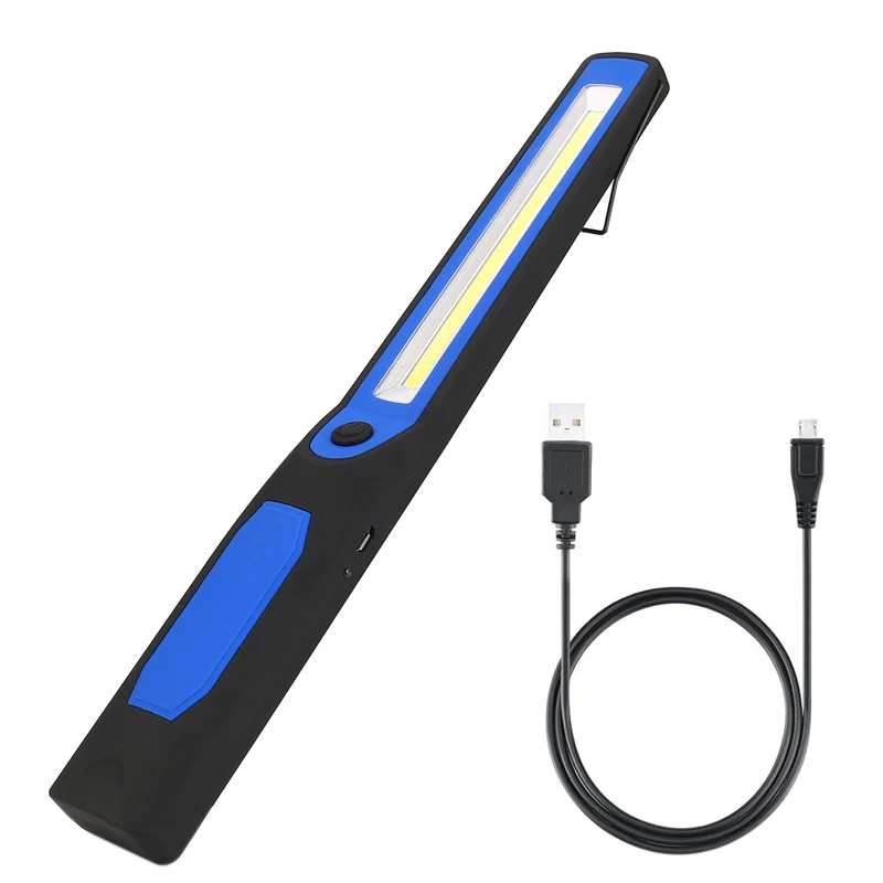 Перезаряжаемый USB фонарь для автомобиля COB магнитная лампа ремонта кемпинга с