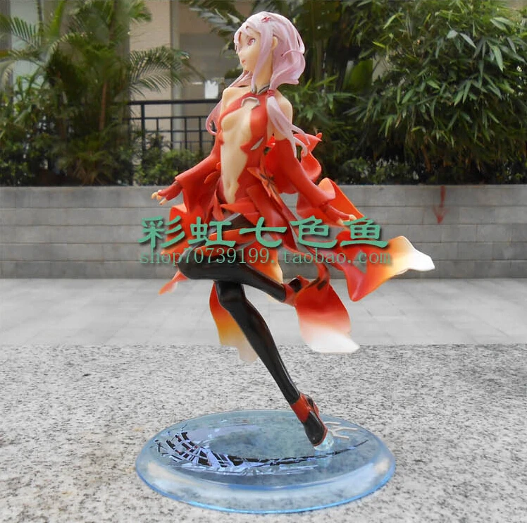 Сексуальные 23 см Guilty Crown Inori Yuzuriha модель 1/8 Масштаб фигурки ПВХ brinquedos Коллекционные Фигурки игрушки для подарка на Рождество