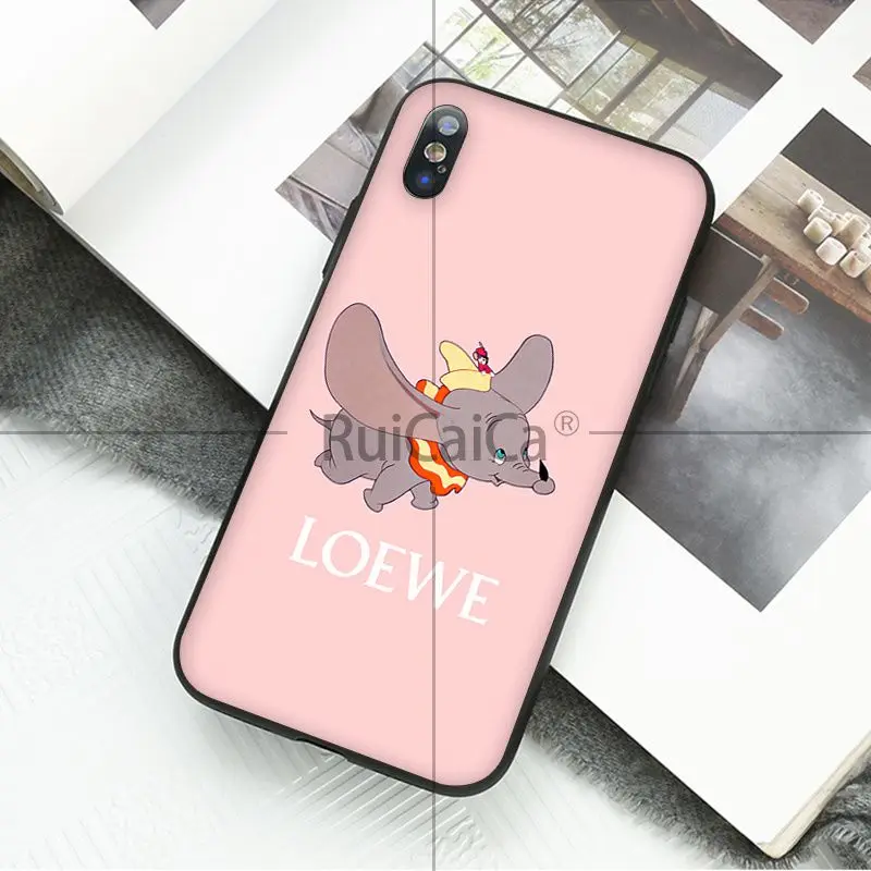A14 Чехол Ruicaica Dumbo Coque Shell для телефона iPhone 5 5Sx 6 7 7 plus 8 8 Plus X XS MAX XR - Цвет: A14