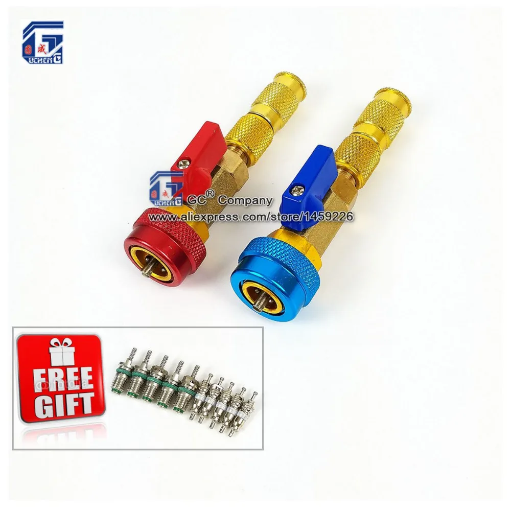 R134a R12 Valve Core Remover Installer / Replace High Low Side Schrader Valve Repair Tools
