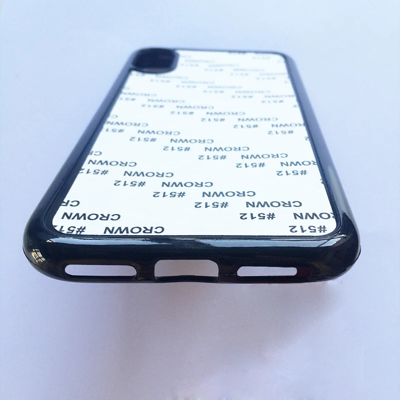 Сублимационный чехол из ТПУ для iPhone 7 6 6s x 2D с пустой краской мягкие листы ПЭТ