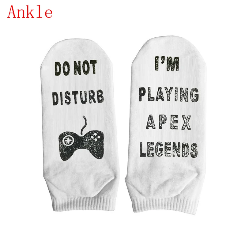 Style 4 Ankle Горячая Распродажа, носки для игр, я играю в легенды APEX, реквизит для косплея, хлопковые короткие носки унисекс, весенне-летние аксессуары APEX - Цвет: Style 4 Ankle