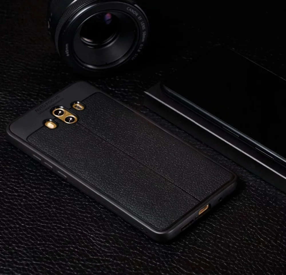 360 полный защитный чехол личи для huawei Y6 Y9 2018 Nova3 P умный мягкий P20 9 Mate10 Lite на Honor 7C 7A Pro
