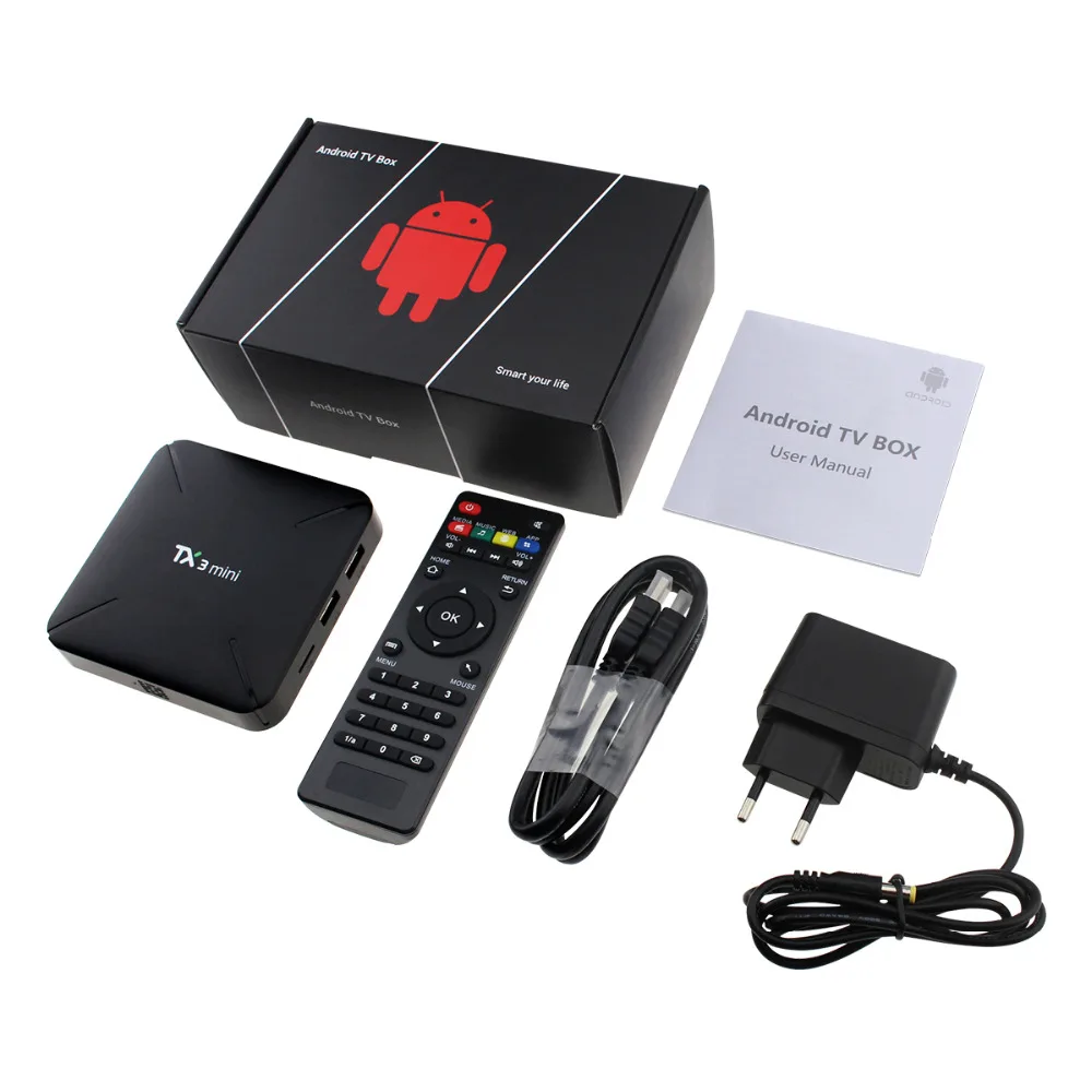 Gotit TX3 мини 2 ГБ 16 Android 7 1 ТВ приставка Amlogic S905W четырехъядерный Suppot H.265 WiFi IP только