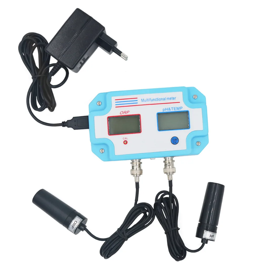 Professional 2 in 1 PH ORP Meter Digital Multi-function Water Quality Monitor Multiparameter Tester 40% off | Инструменты