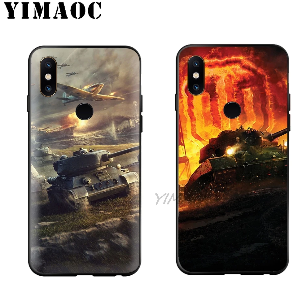 YIMAOC World Of Tanks Soft Case for Xiaomi Redmi Note 7 6 6A 5 4 4X 4A 5A S2 7A GO K20 Plus Pro |
