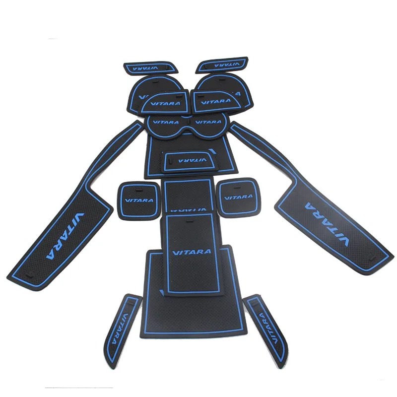 18 шт. латексные автомобильные чехлы для стайлинга нескользящая наклейка коврик