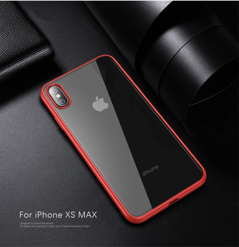 Для iphone XS Max чехол противоударный мягкий ТПУ задняя крышка для XR ультра тонкий